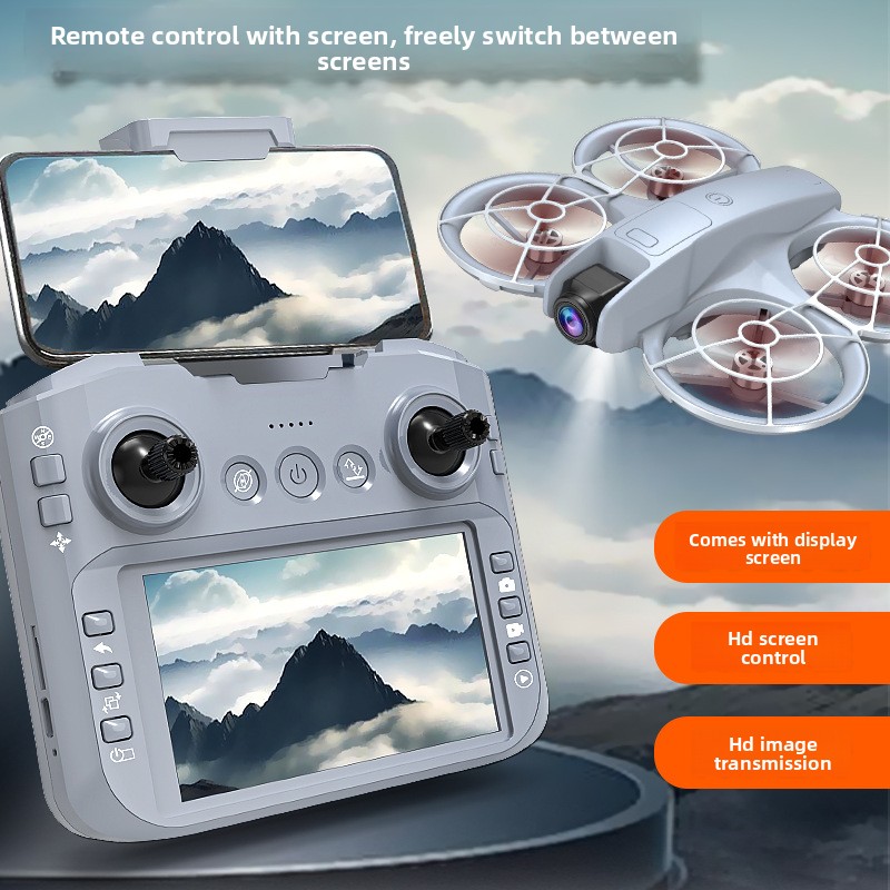 Drone Rc Team City - โดรนของเล่นหน้าจอใหม่ เครื่องบินควบคุมระยะไกลแบบครอสแมชชีน โดรนถ่ายภาพทางอากาศความคมชัดสูงระดับมืออาชีพ โดรนสี่แกน