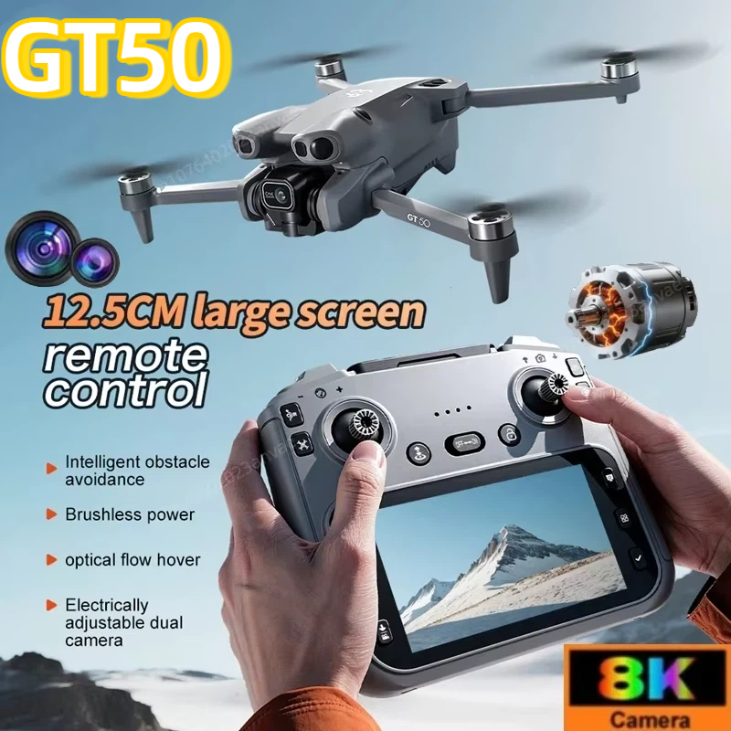 Drone Ae Rc - โดรน GT50 RC 8K HD ถ่ายภาพทางอากาศ