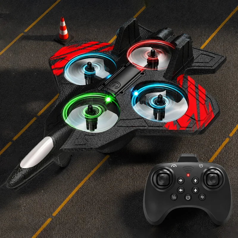 Drone Rc Fighter Jet - Q3 เครื่องบินบังคับวิทยุ EPP รุ่นเครื่องบินรบ ควบคุมด้วยรีโมท 2.4G