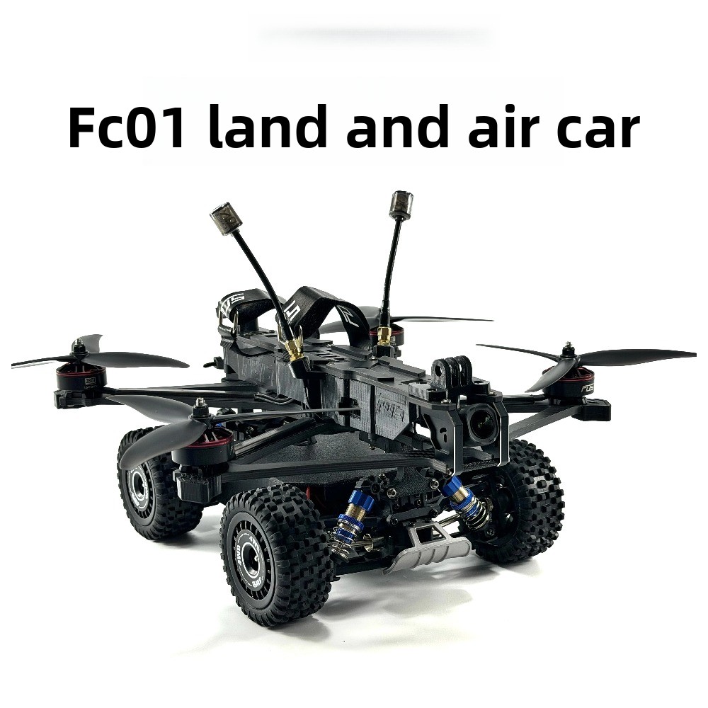 Drone Rc Car Hybrid - รถโดรน FPV ขนาด 7 นิ้ว แบบสะเทินน้ำสะเทินบก