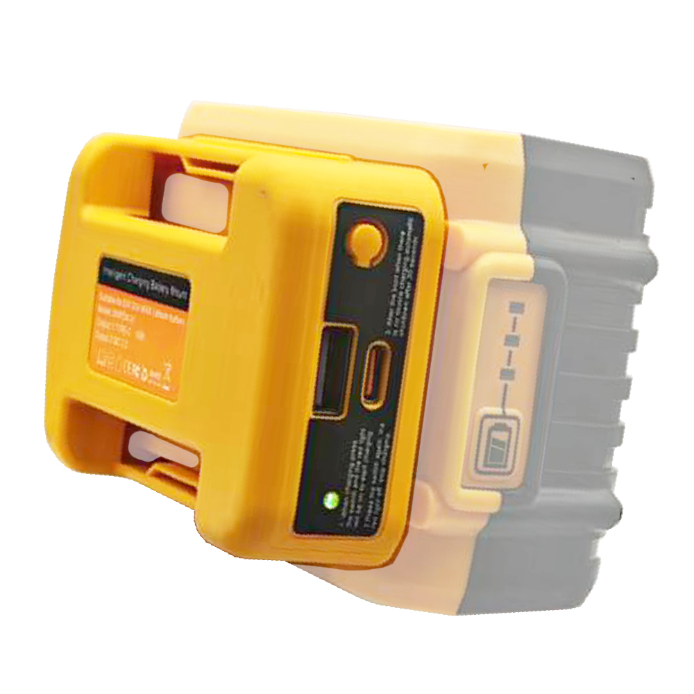 Drone Xl Rc - อะแดปเตอร์จ่ายไฟ USB Type C สำหรับแบตเตอรี่ DeWalt