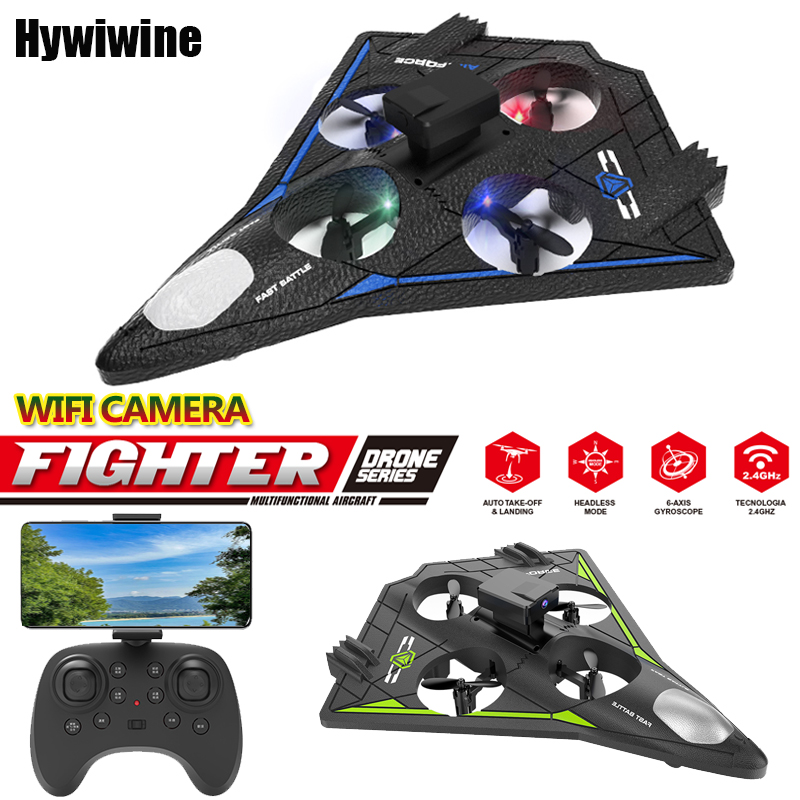 Drone Rc Fighter Jet - เครื่องบินบังคับวิทยุพร้อมกล้อง โดรน 2.4G เฮลิคอปเตอร์บังคับวิทยุ โฟม EPP