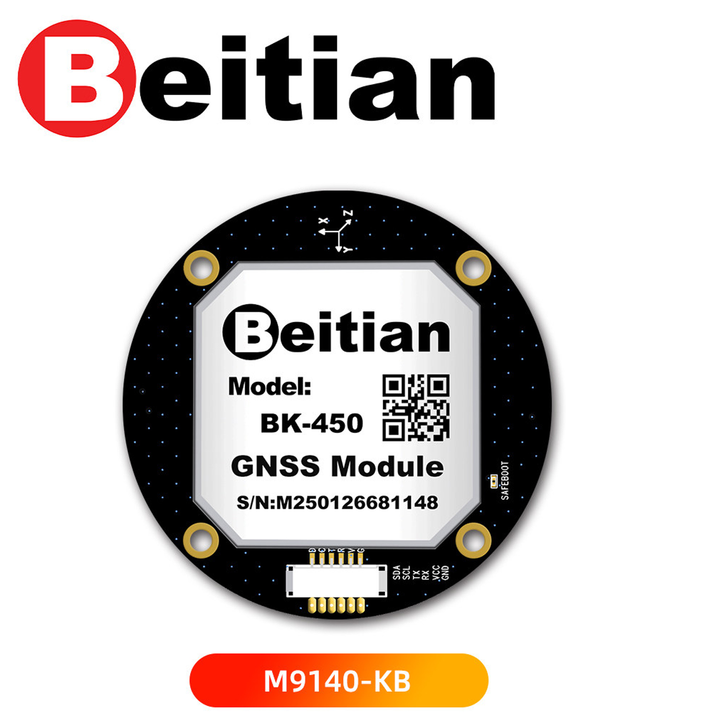 Fpv Antenna Receiver - โมดูล GPS Beitian BK-450 BK450 M9