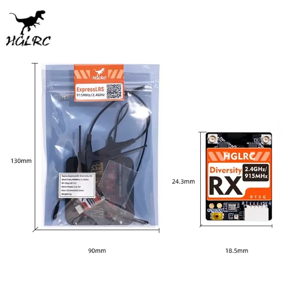 HGLRC ตัวรับสัญญาณ RX ExpressL - Drone Rc Controller And Receiver บทวิจารณ์และราคา