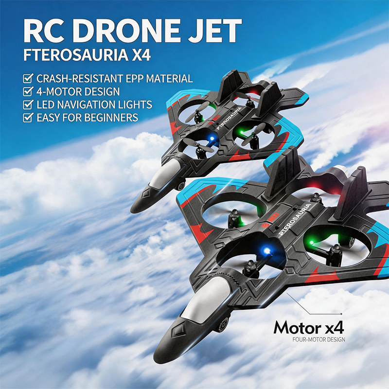4DRC V32 เครื่องบินโฟมบังคับวิ - Drone Rc Fighter Jet บทวิจารณ์และราคา
