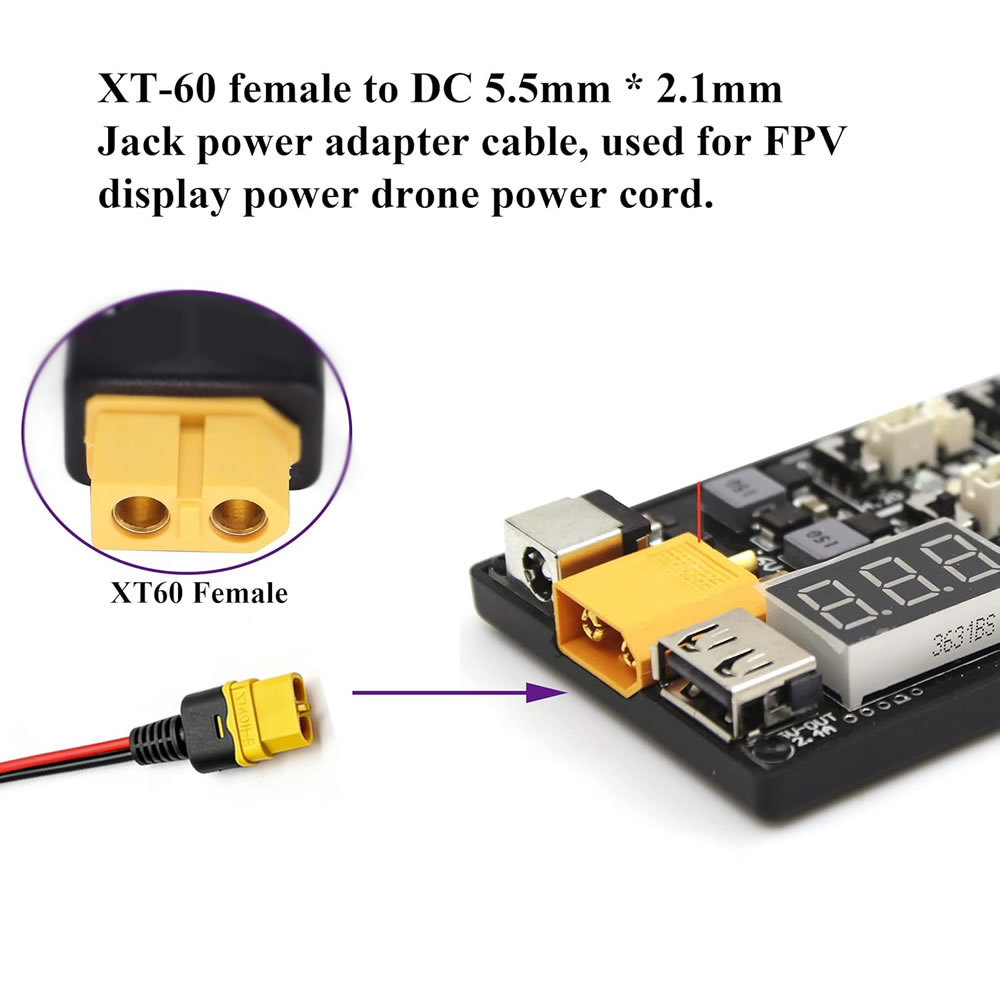 ปลั๊ก XT60 ตัวผู้-ตัวเมีย พร้อ - Drone Rc Car Hybrid บทวิจารณ์และราคา