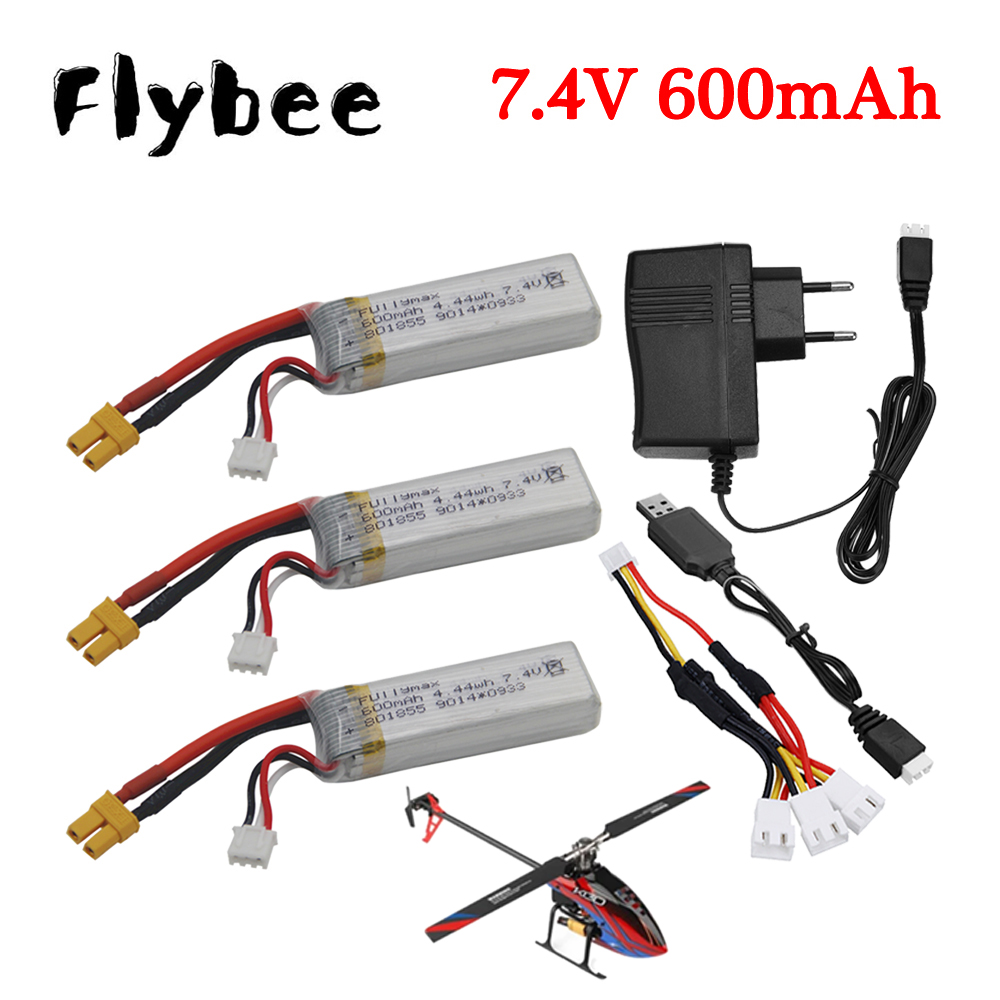 7.4V 600mAh แบตเตอรี่ Lipo + ช - Drone Rc Car บทวิจารณ์และราคา