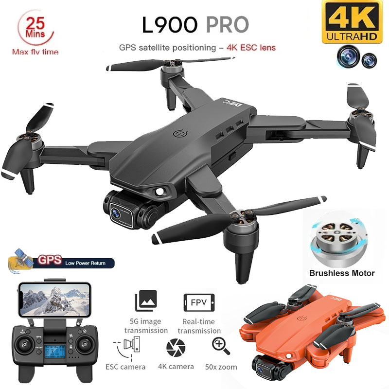 โดรน4K L900โปร GPS โดรน4K กล้อ - Drone Rc Team City บทวิจารณ์และราคา