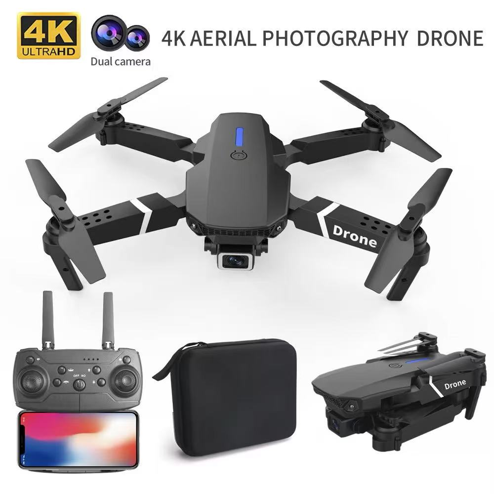 Professional Drone E88 4Kมุมกว - Drone Rc Team City บทวิจารณ์และราคา