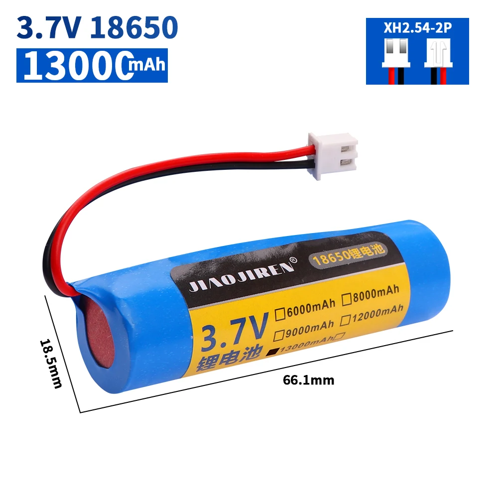 3.7V 18650 13000 mAh แบตเตอรี่ - Lipo Battery Charger บทวิจารณ์และราคา