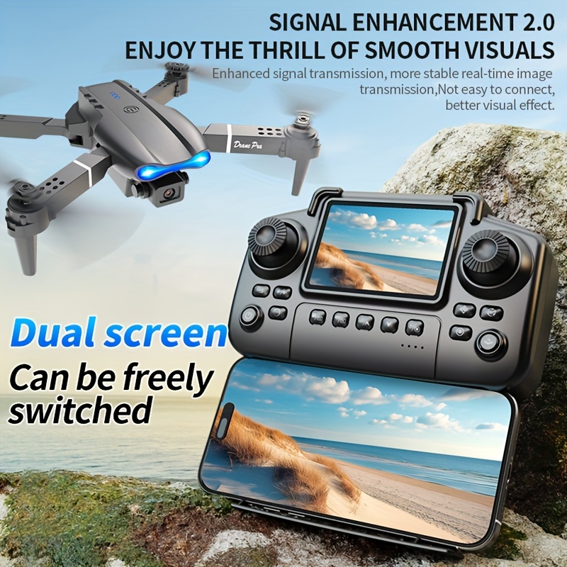 โดรนพับได้รุ่น E99 PRO MAX พร้ - Drone Rc Team City บทวิจารณ์และราคา