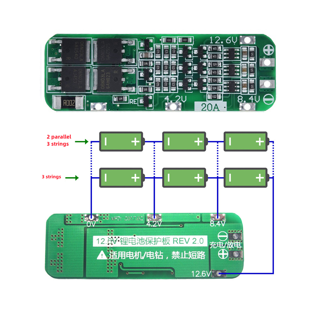3S 20A Li-ion แบตเตอรี่ลิเธียม - Lipo Battery Charger บทวิจารณ์และราคา