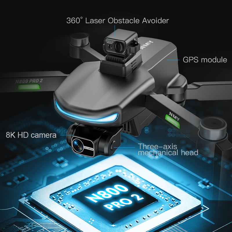 โดรน N800 PRO 2 GPS ระดับมืออา - Drone Ae Rc บทวิจารณ์และราคา