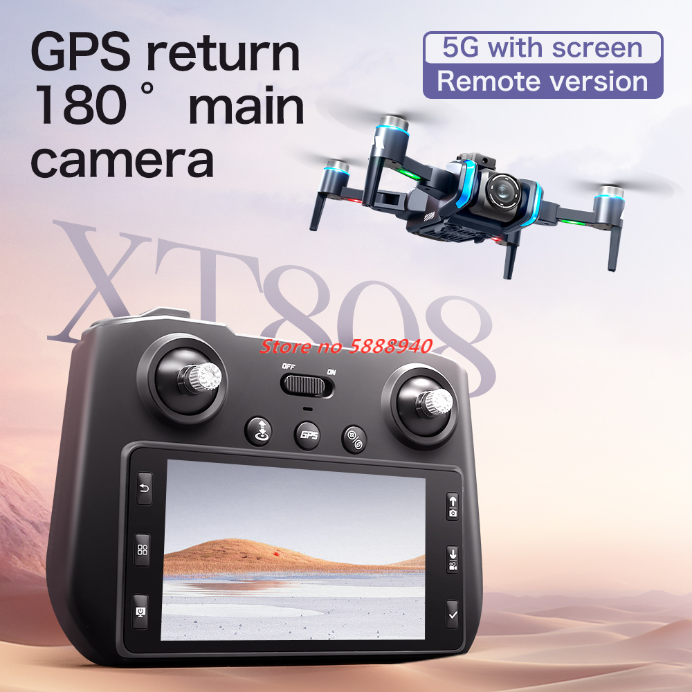 โดรนจอ GPS ระดับมืออาชีพ กล้อง - Drone Rc Fpv Manual บทวิจารณ์และราคา