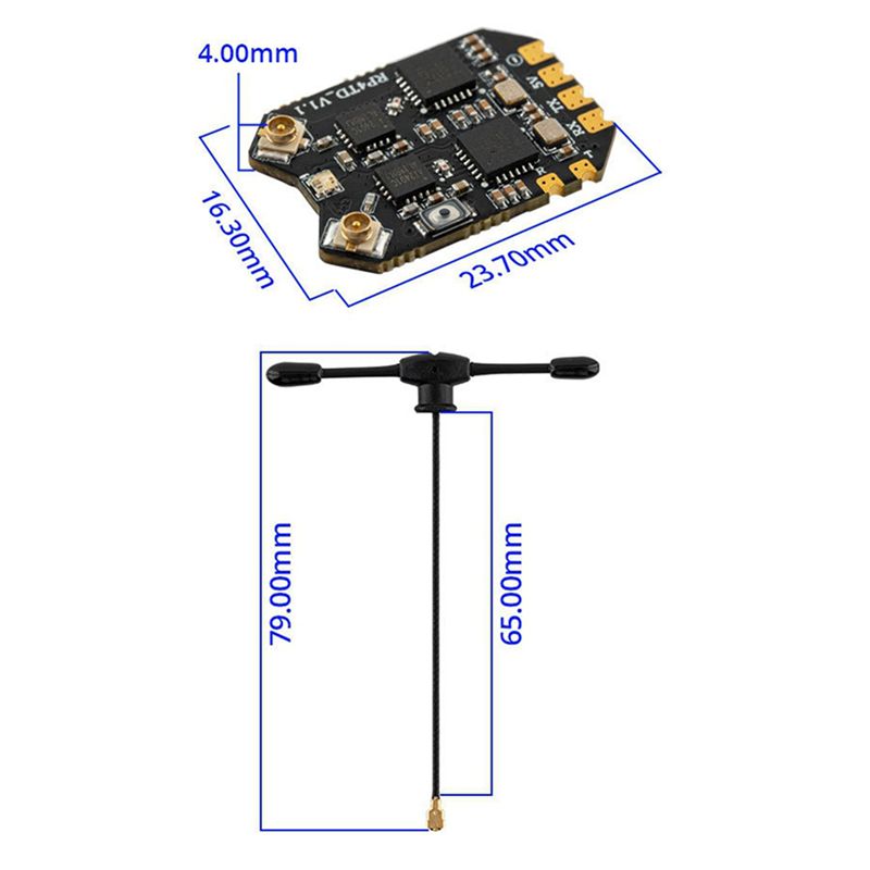Excellent-6X RP4TD ELRS 2.4G D - Fpv Antenna Receiver บทวิจารณ์และราคา