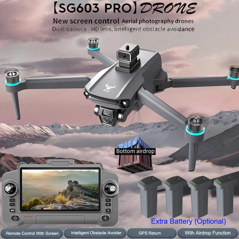 โดรน SG603 PRO พร้อมกล้อง HD ห - Drone Rc Team City บทวิจารณ์และราคา