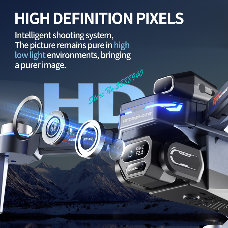 โดรนไร้แปรงถ่าน 8K ESC พร้อมกล - Drone Rc Fpv Manual บทวิจารณ์และราคา