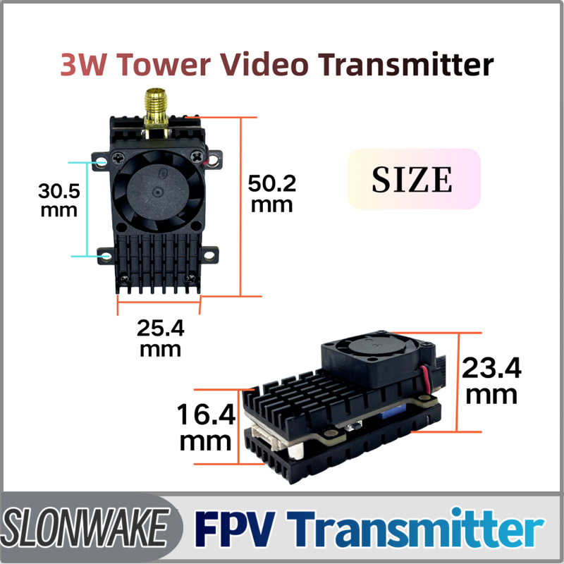 โมดูลส่งสัญญาณวิดีโอ SLONWAKE  - Drone Rc Controller And Receiver บทวิจารณ์และราคา