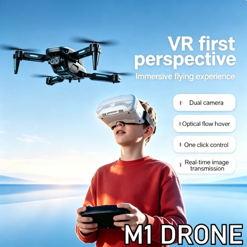 โดรน GPS M1/M1VR แบบพับได้ พร้ - Drone Rc Foldable บทวิจารณ์และราคา