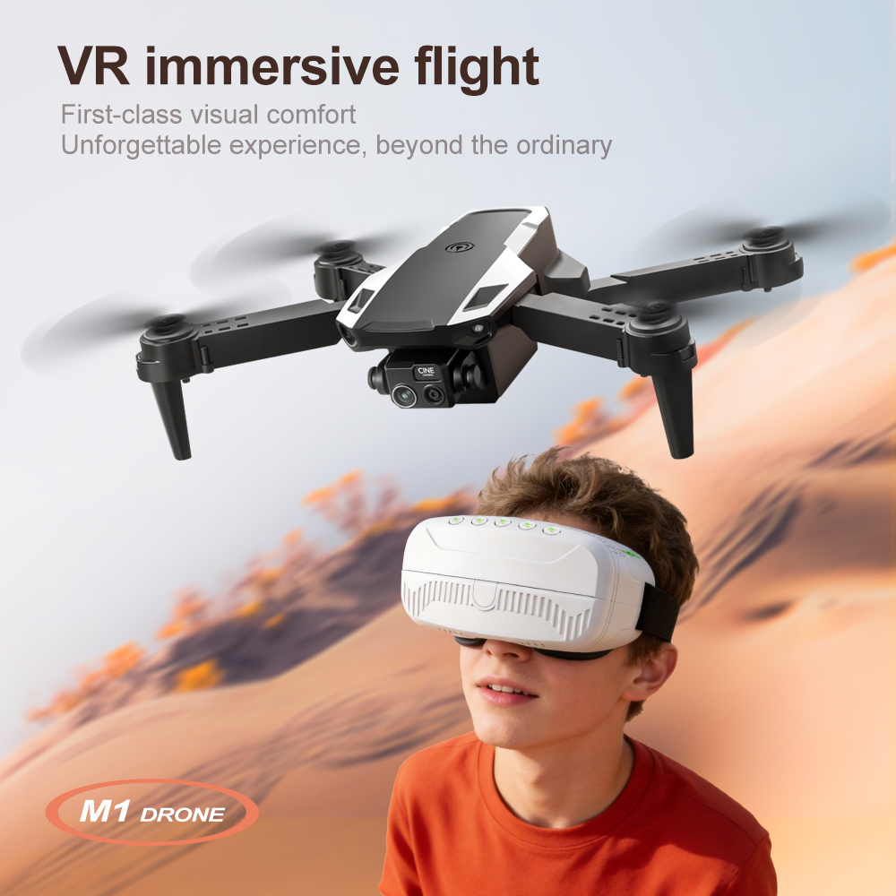 โดรน GPS M1/M1VR แบบพับได้ พร้ - Drone Rc Foldable บทวิจารณ์และราคา