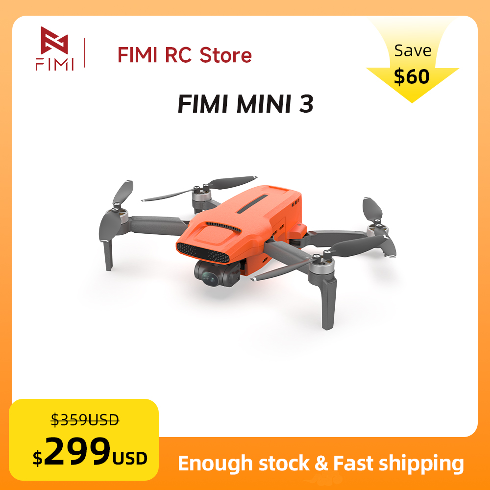โดรน FIMI MINI 3 กล้อง 4K 60fp - Drone Rc Team City บทวิจารณ์และราคา